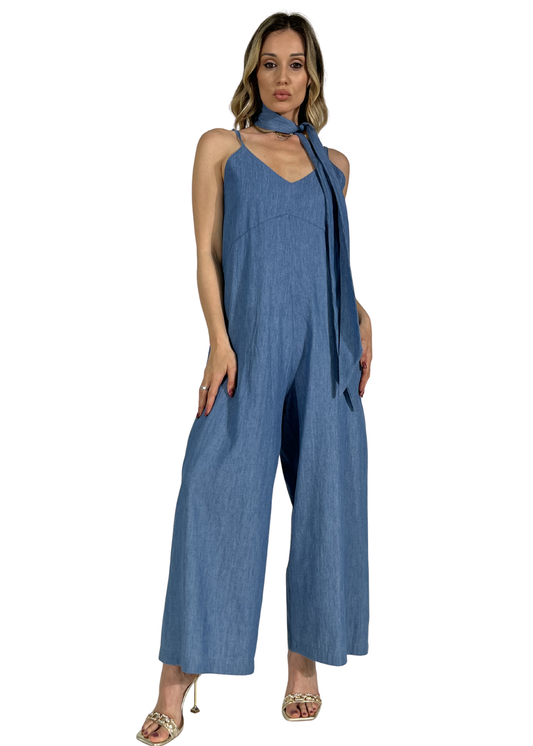Salopette Donna Denim Raissa Blu