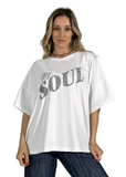 Maglia Gioia Over Donna “My Soul” con Strass