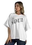Maglia Gioia Over Donna “My Soul” con Strass
