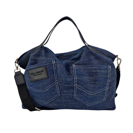 Borsa Donna Penny Denim/Nero