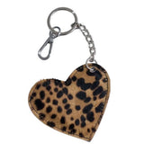 Portachiavi Heart – Vera Pelle Cavallino Maculato