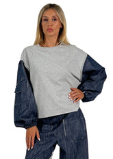 Felpa Donna Sibilla Melange