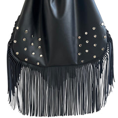 Borsa Sacca Donna Virgy con frange