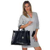 Borsa Donna Noah in Pelle stampa Cocco