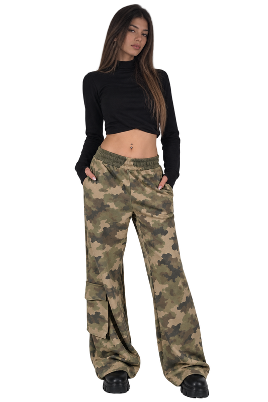 Pantalone Donna Barbara Mimetico