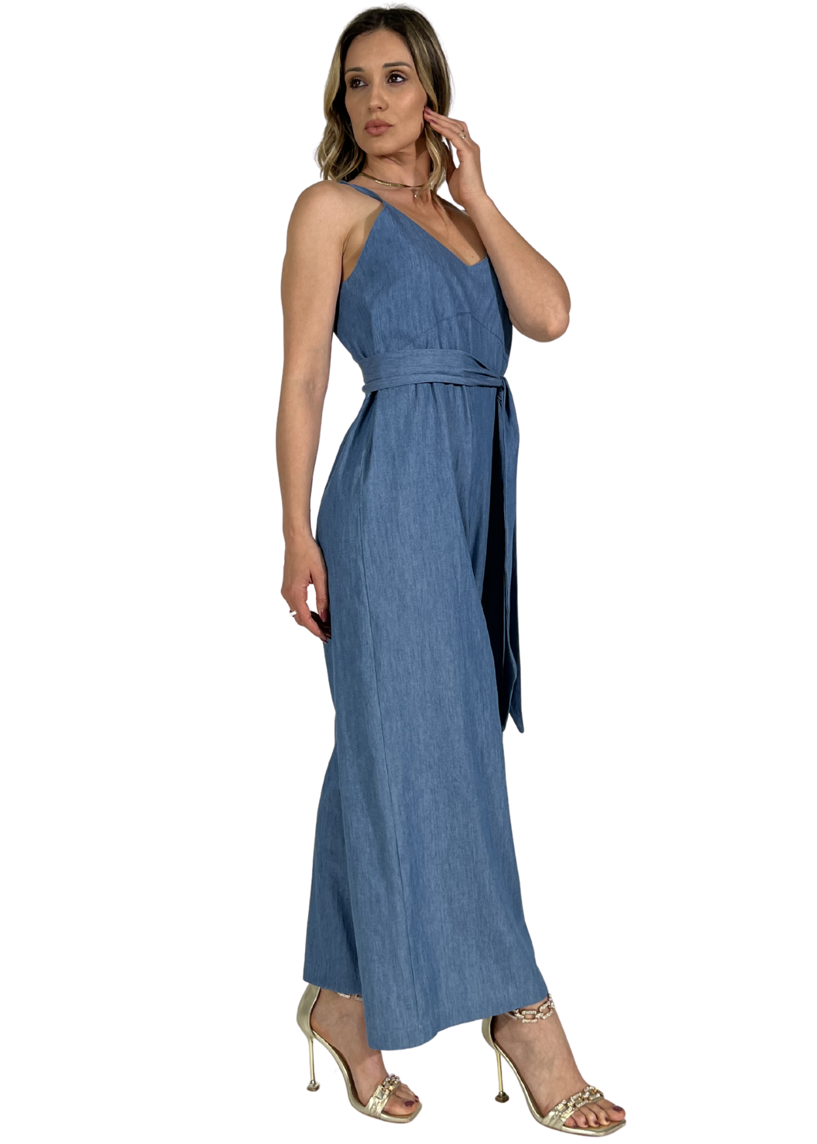 Salopette Donna Denim Raissa Blu