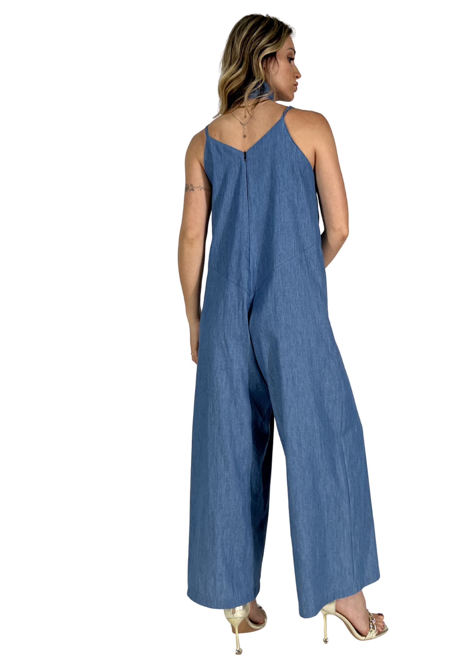 Salopette Donna Denim Raissa Blu
