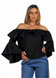 Blusa Donna Miriana Nero