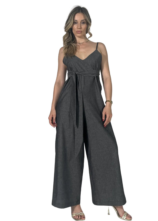Salopette Donna Denim Raissa Nero