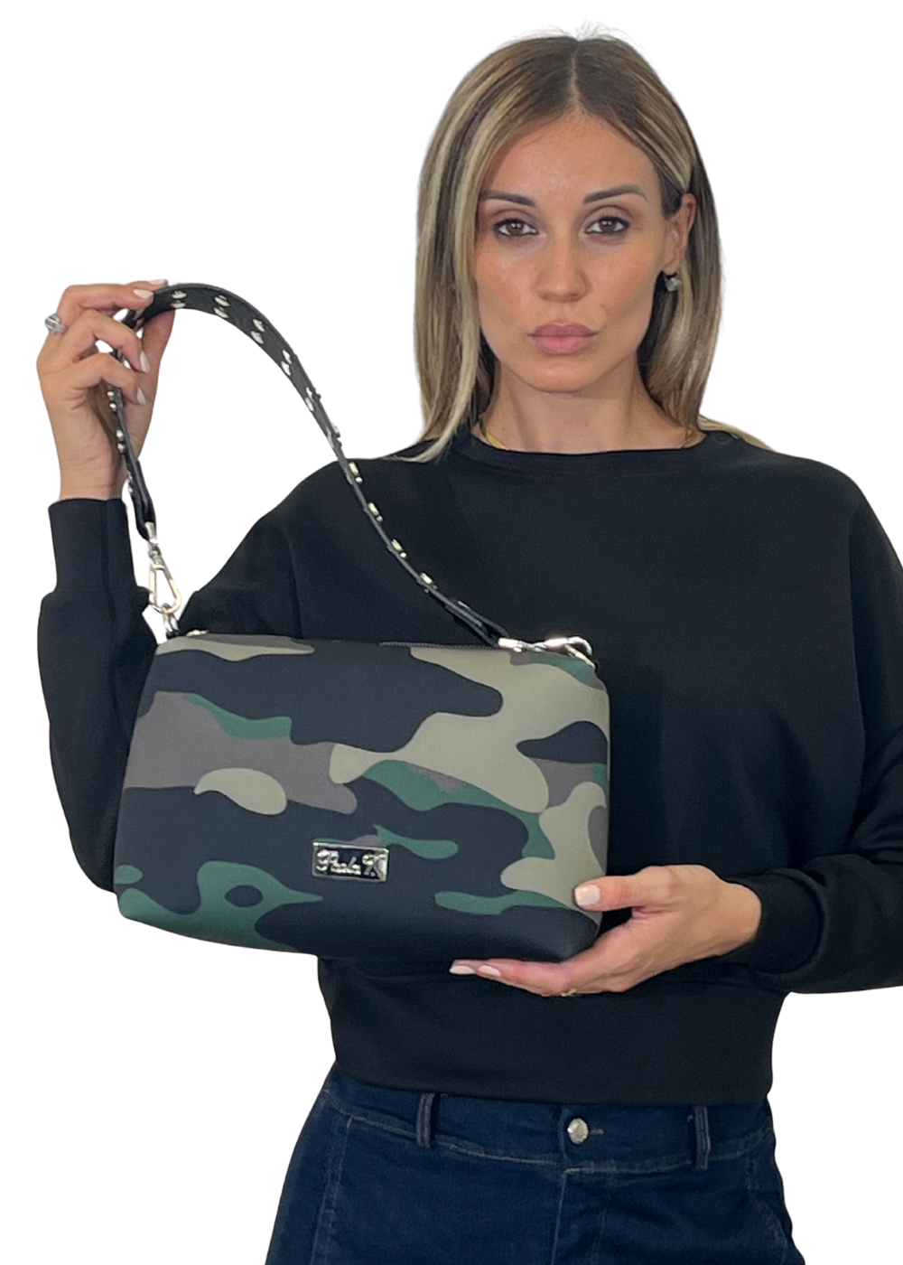 Borsa Donna Tirana Mimetico