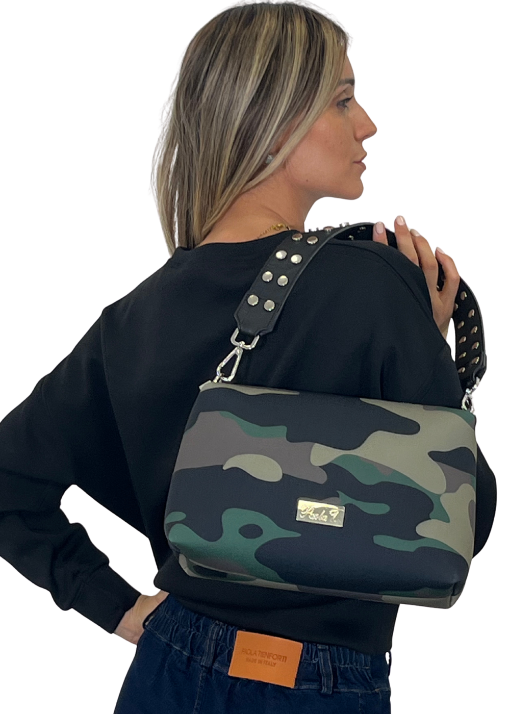 Borsa Donna Tirana Mimetico