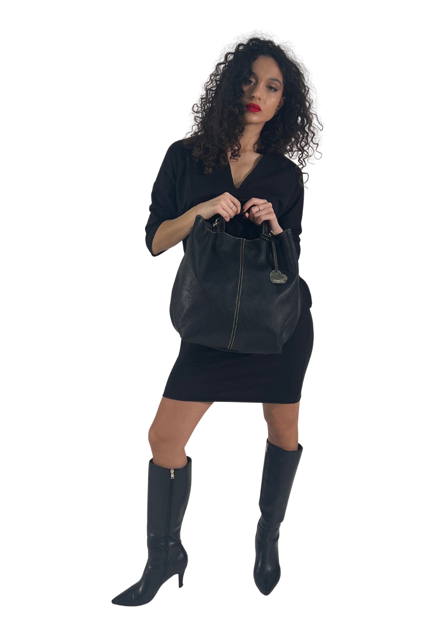 Outfit Abito "Gaia" + "Borsa donna Alina "