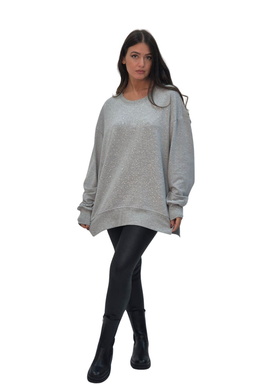 Felpa Donna Livia Melange