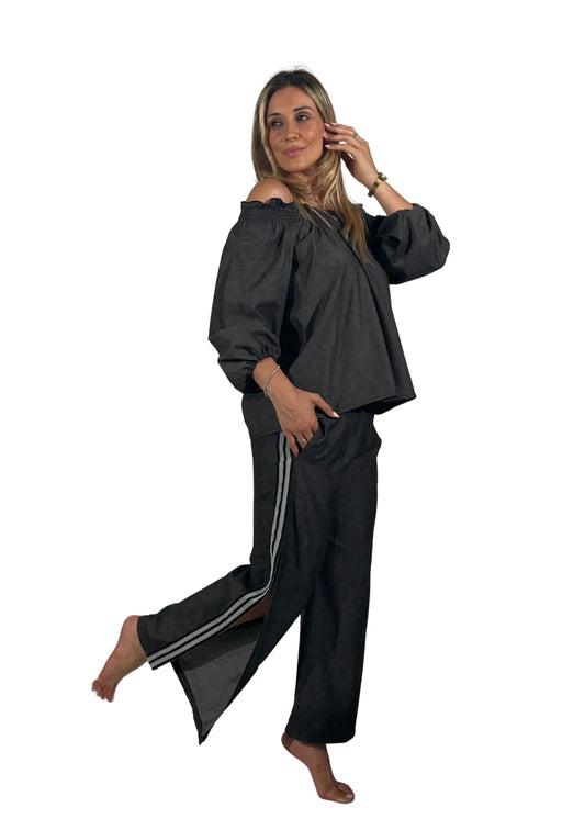 Completo Donna 2 Pezzi – Blusa "Emily", Pantalone "Victoria"