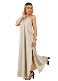 Abito Lungo Moira Beige