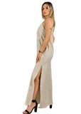 Abito Lungo Moira Beige