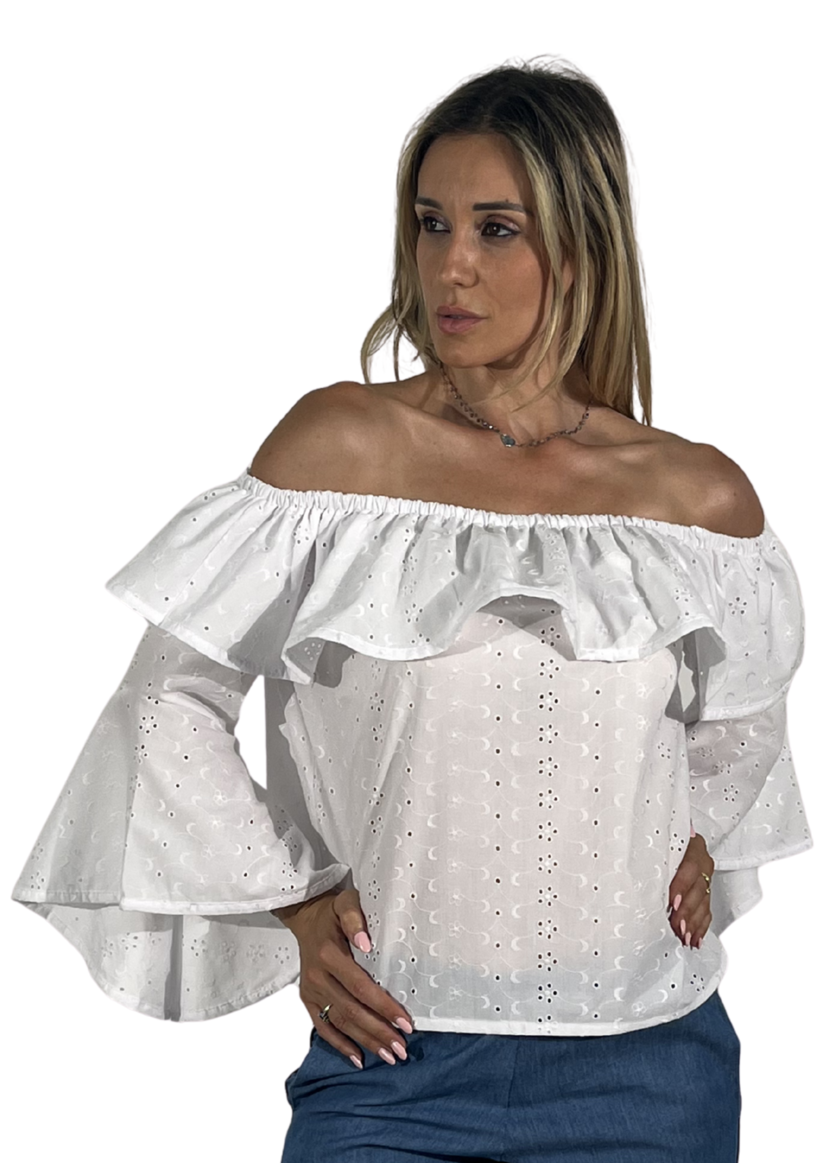 Blusa Donna Miriana Bianco