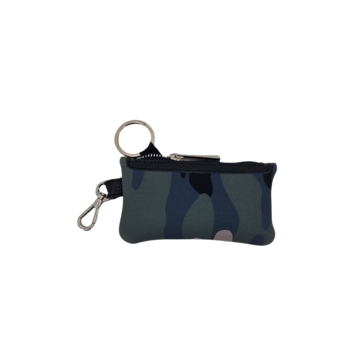Llavero Heart – Piel genuina de potro con estampado de leopardo