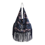 Bolso saco Lory de mujer con flecos