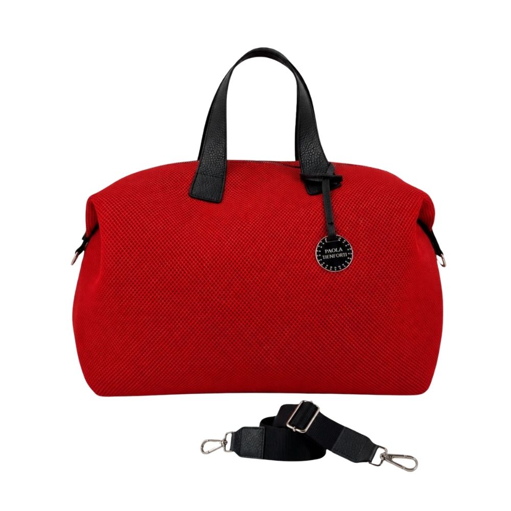 Bolso de mano tipo baúl para mujer calado Joy