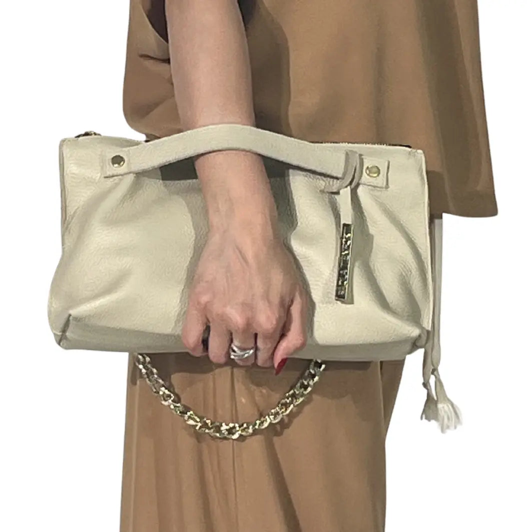 Pochette Donna in vera pelle Deva