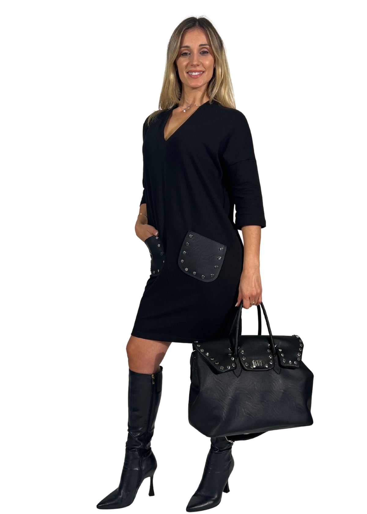 OUTFIT Abito "Gaia" + "Borsa donna Roset"