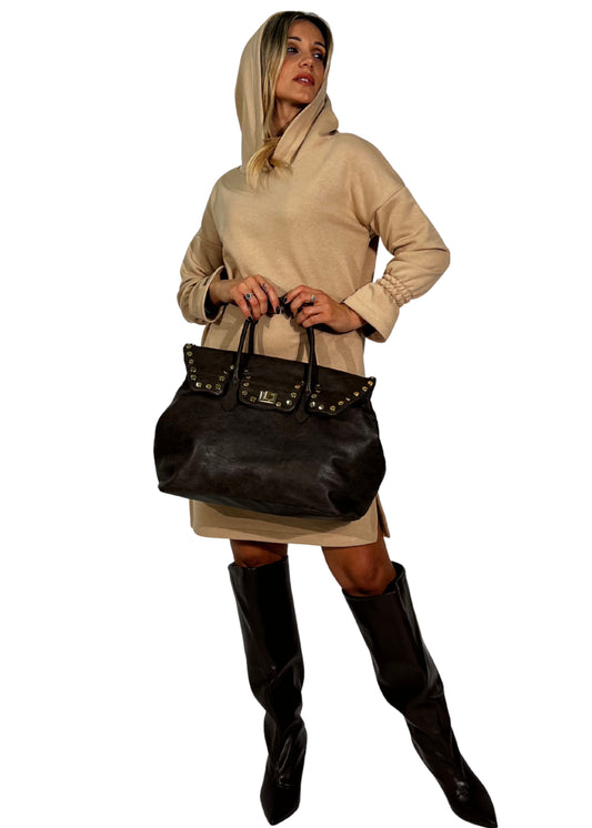 OUTFIT Abito "Anastasia" + "Borsa donna Roset"