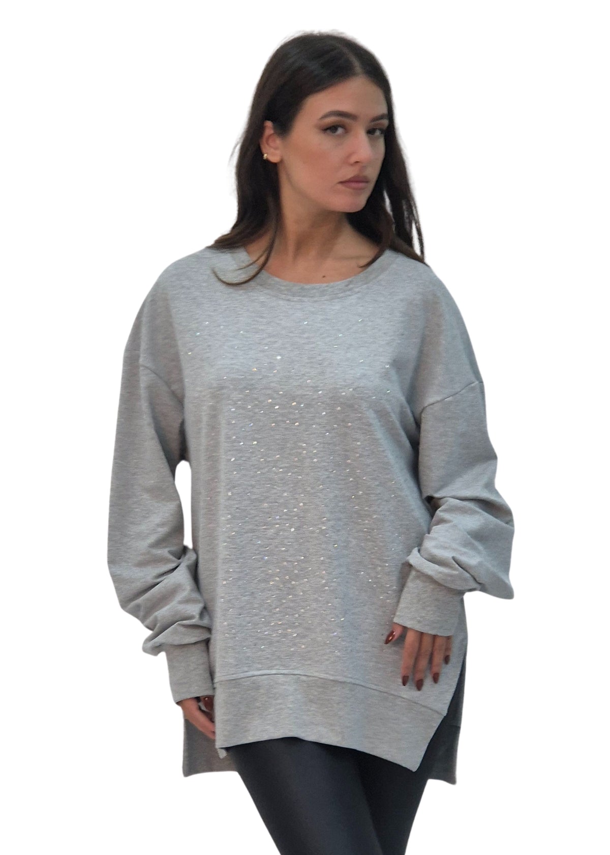 Felpa Donna Livia Melange