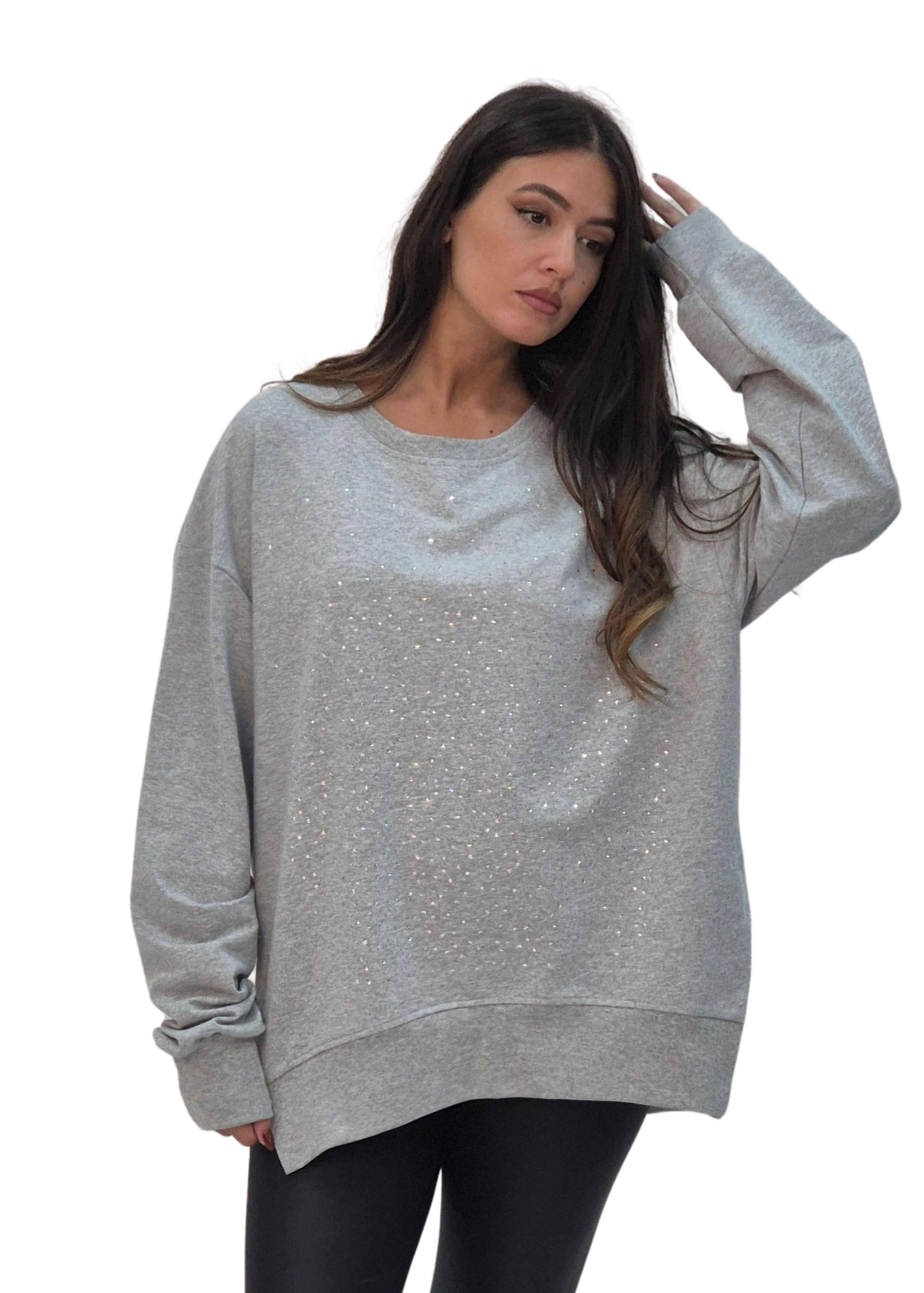 Felpa Donna Livia Melange