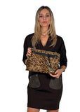 Women's handbag in genuine spotted pony hair Kate