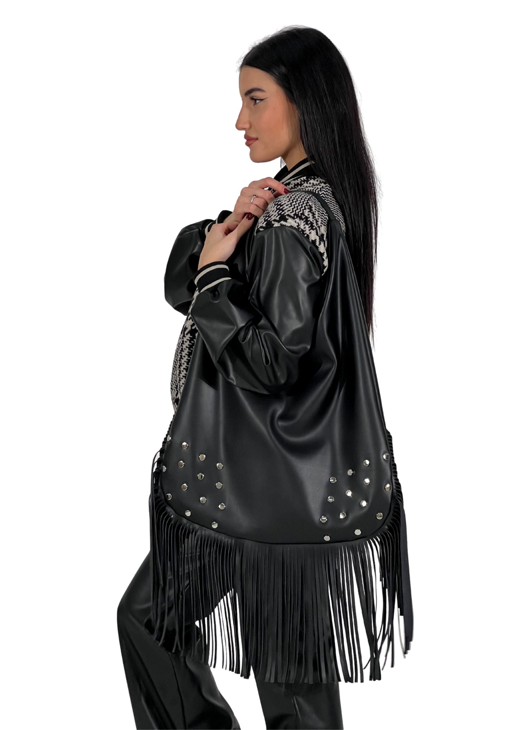 Borsa Sacca Donna Lory con frange