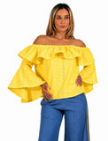 Blusa Donna Miriana Giallo