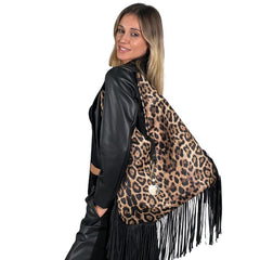 Borsa Sacca Donna Lory con frange