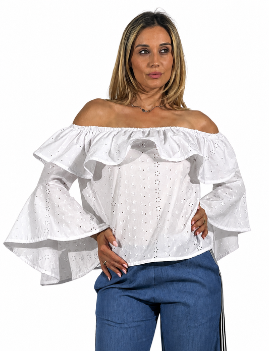 Blusa Donna Miriana Bianco