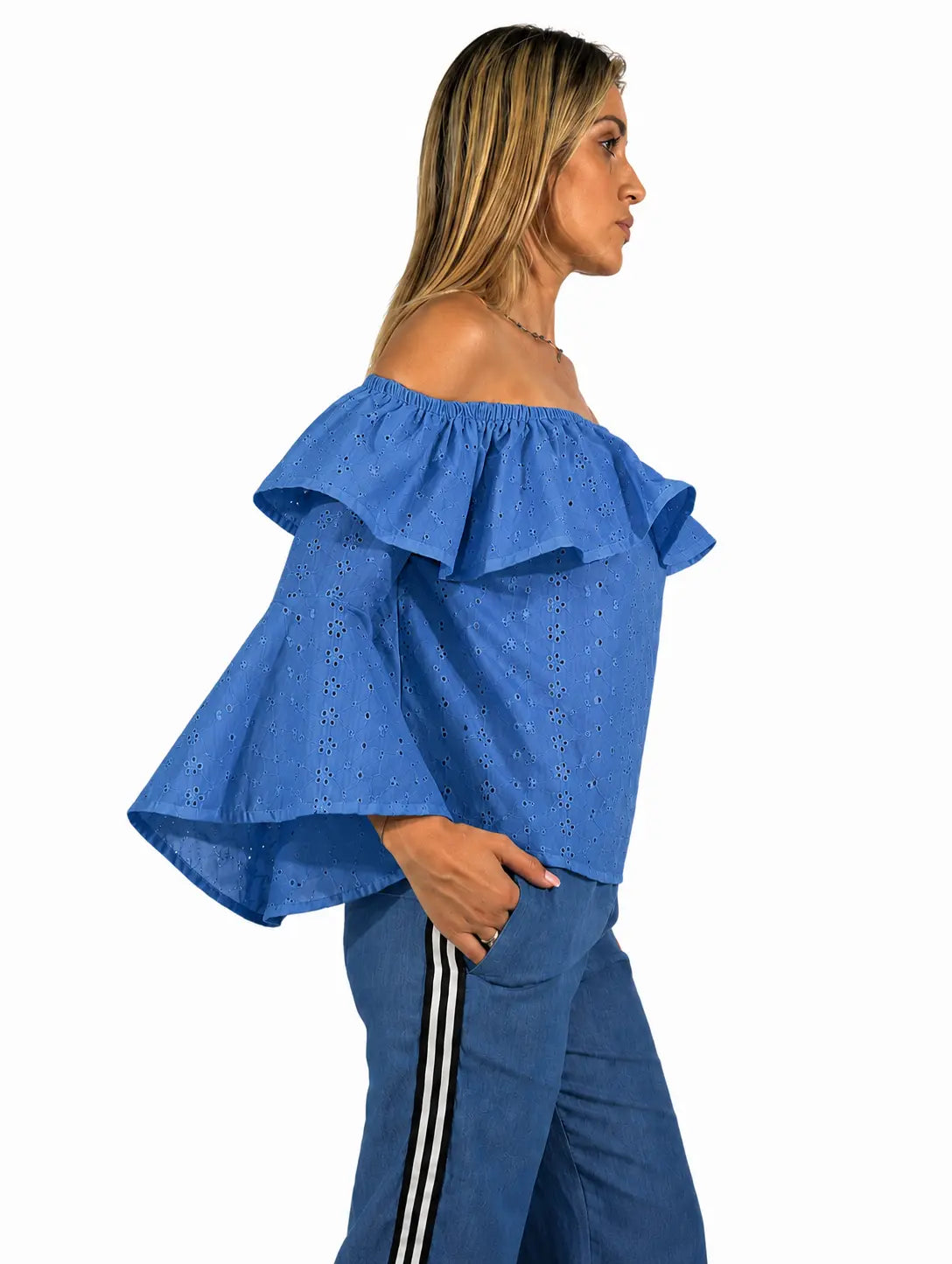 Blusa Donna Miriana Azzurro