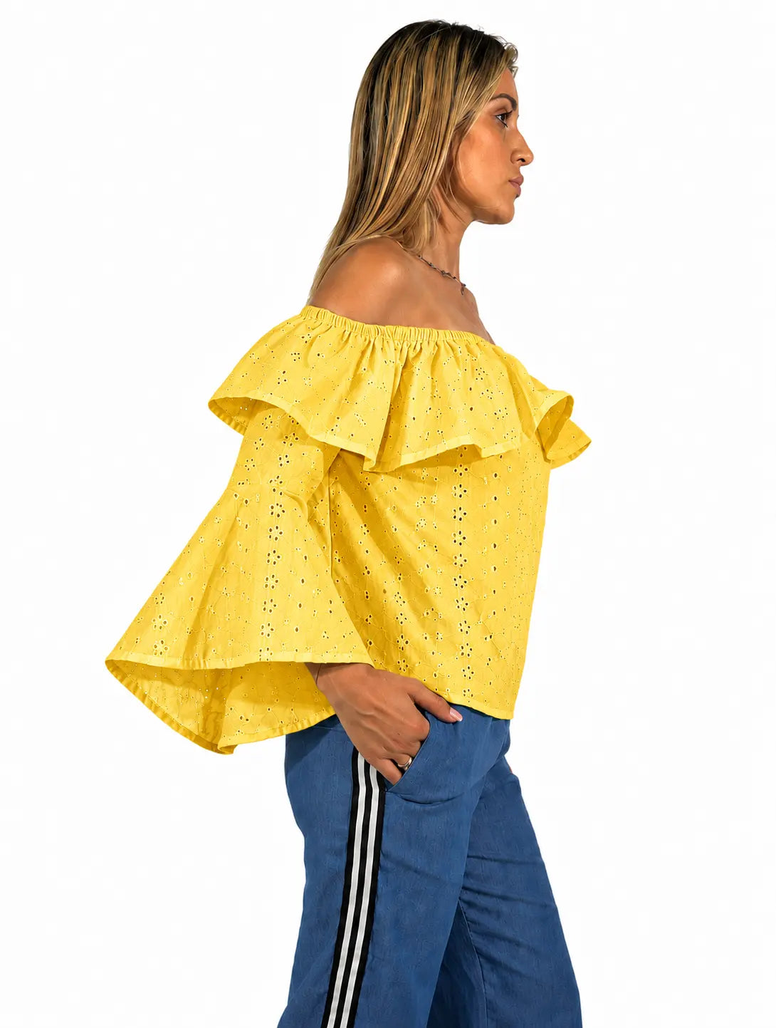 Blusa Donna Miriana Giallo