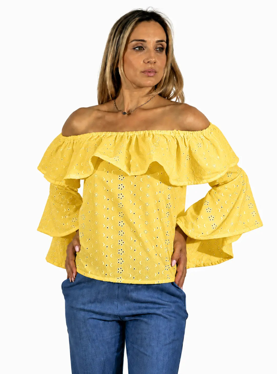Blusa Donna Miriana Giallo