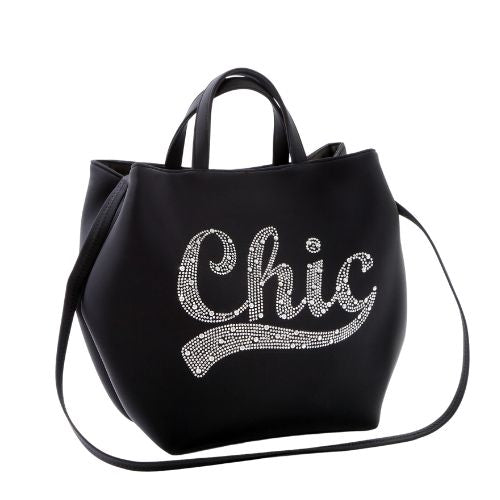 Completo Donna 3 Pezzi – "Chic" (Maglia + Leggings + Borsa)